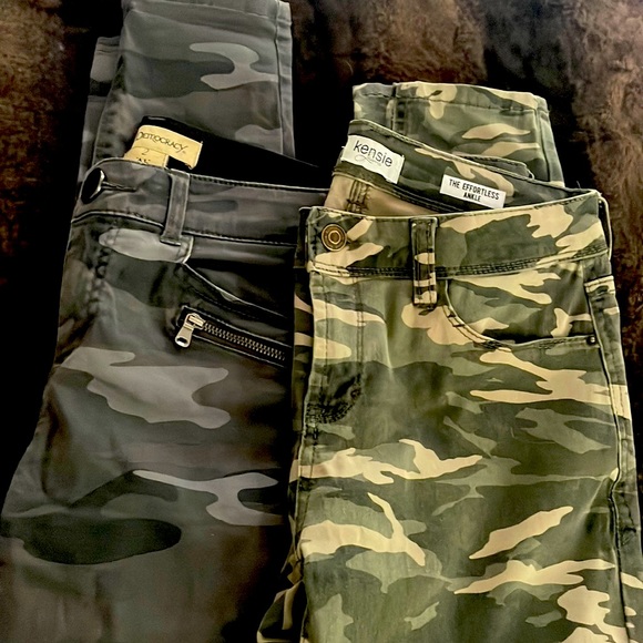 Two pair camo  skinny jeans. Size 2 I only wore once. Fits true to size. Bundle - Picture 1 of 5
